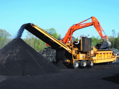 Tear-off shingles and asphalt roads make excellent partners.