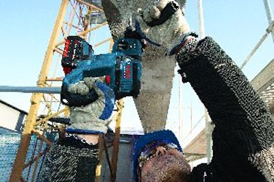 Cordless rotary hammers, such as Bosch's new RHH180, enable work to be performed in tight spaces or in remote areas where power is not accessible.