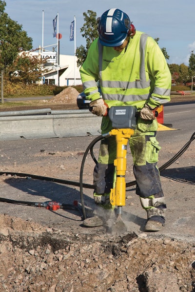 Companies such as Atlas Copco are working to minimize the risk of extended use of hand-held breakers by incorporating ergonomic features that minimize vibration.