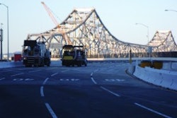 Chrisp Company was in charge of all pavement markings for the detour of the San Francisco-Oakland Bay Bridge. The detour is set to be in place until 2014.