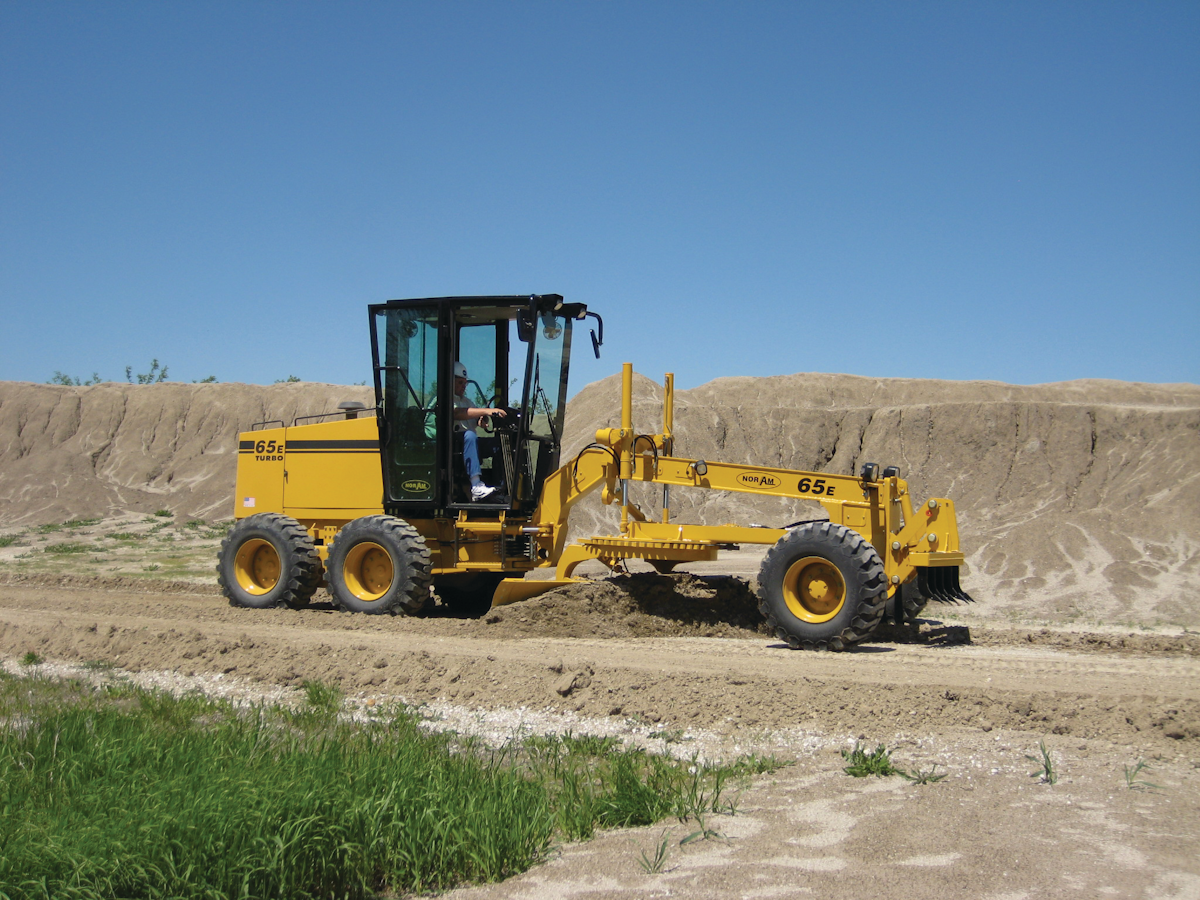 65E Compact Grader From NorAm Construction Equipment For