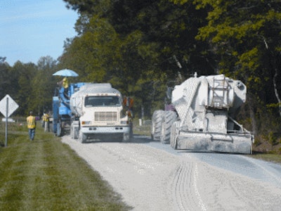 The Delaware Department of Transportation in Sussex County experimented using CIR equipment to FDR Portland cement stabilize a roadway.