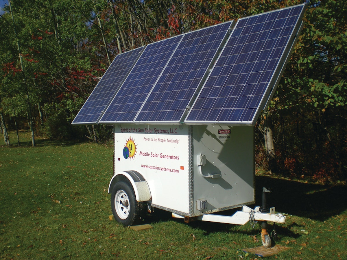 Custom Solar Power Generators From Spirit of the Sun Solar Systems