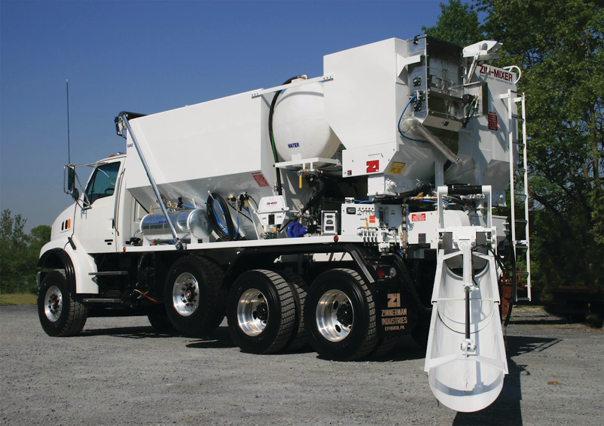 ZimMixer Volumetric Concrete Mixer From Zimmerman Industries Inc