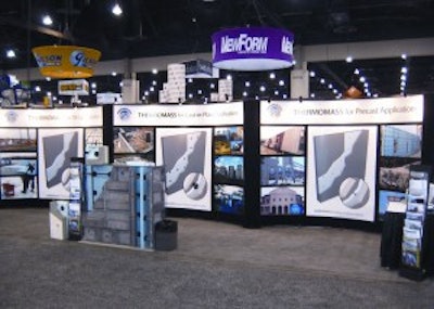 Contractors can promote their insulated concrete wall systems to potential clients at home shows and building industry trade shows.