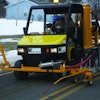 With a striping speed of 10 mph and over-the-road speed of 25 mph, the Kelly-Creswell WV-50C-AL has plenty of productivity capacity for striping roadways.
