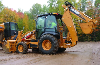 At 19,000 lbs. and 108 hp, the 590 Super N is now the biggest backhoe-loader in North America.