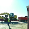The largest typical load allowable behind a 10-wheel dump truck is 42,000 lbs.
