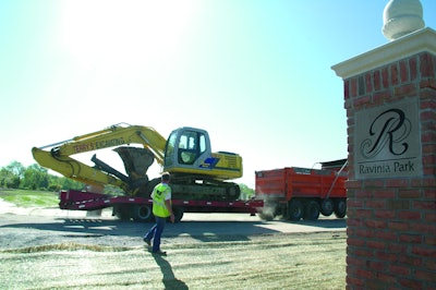 The largest typical load allowable behind a 10-wheel dump truck is 42,000 lbs.