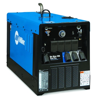 Dual-speed technology lowers fuel costs in a 3-phase welding generator.