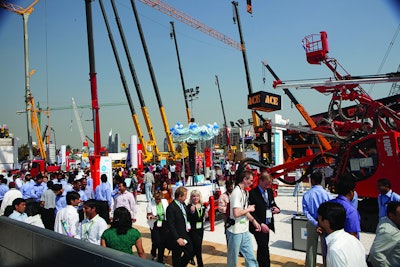 22,000 visitors toured about 860,000 square feet of exhibit space at the first bC India trade show this week.