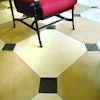 Proper surface preparation is essential when using water-based stains. The stain soaks into the concrete so the concrete needs to be clean and dry.