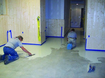Create-A-Crete trowel-applied Terra Fresco by Bob Harris, a new microtopping available through Kemiko/Empar.