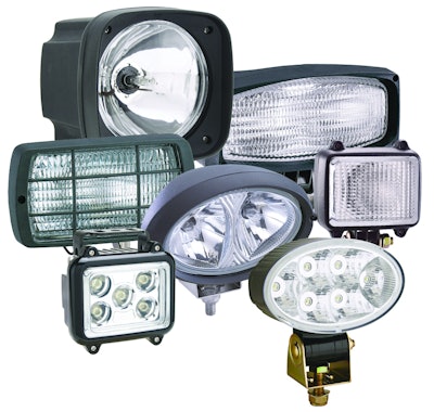 ECCO offers LED, HID and halogen worklamps in a variety of shapes, sizes and mounting options.
