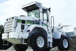 Kawasaki's Hybrid Torque Converter System (HYTCs) stores electrical energy in a capacitor and discharges it on demand. Kawasaki claims it can reduce fuel consumption 35%.