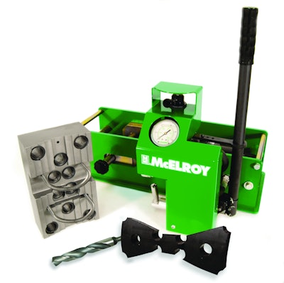 Testing unit allows a fusion technician to quickly test a fusion joint from 2-in. and larger high-density polyethylene pipes.