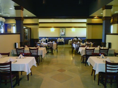 This 4,200-square-foot restaurant floor was polished and stained using the Vexcon Certi-Shine MicroStain FSR system.