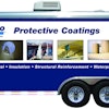 Turnkey mobile coating and/or foam application unit complete with proportioning equipment, heated hose, generator, air compressor and capacity for drum sets of Rhino material