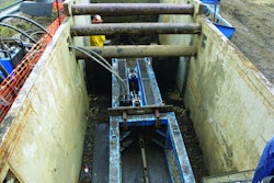 A Grundoburst 1250 G static bursting machine was used to replace a 12-in. steel water main in St. Helena, CA.
