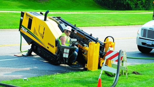GSW Contracting used a Vermeer D20x22 Series II drill with a Pioneer One hammer to set up smaller, shorter shots through rock.