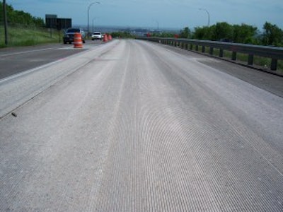 Next Generation Concrete Surface (NGCS) refers to a concrete surface designed to reduce noise levels without tires losing their grip on the road surface.