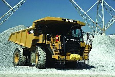 The G Series 775 off-highway truck will be the first production machine in Caterpillar's lineup to offer a Tier IV Final emissions solution.