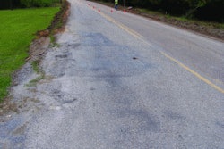 The 13-mile-long Wire Road had problems in three distinct stretches of the road. These three areas of the road accounted for 5.85 miles. Problems included alligator cracks and rutted areas due to worn out pavement and an insufficient base.