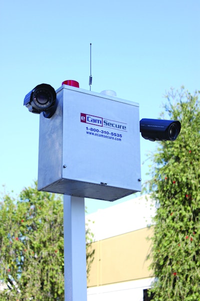 Ultra-modern, commercial grade camera surveillance unit
