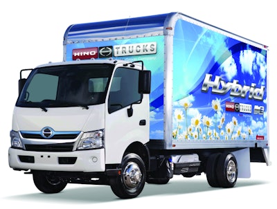Hino Class 4 and 5 cab-over-engine (COE) trucks will be powered by 210-hp diesel, hybrid or not.