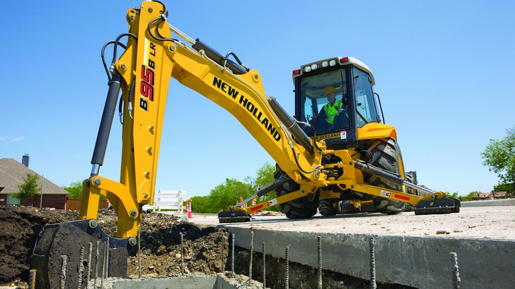 Upgraded B Series Loader-backhoes From: New Holland Construction - CNH ...