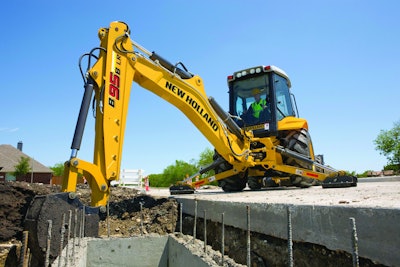 New Holland Construction B95 backhoe loader