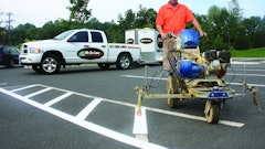 We Do Lines co-founder Tom Darrow on the job at one of his franchises.