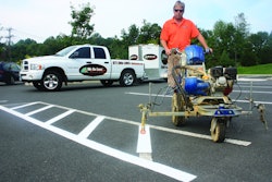 We Do Lines co-founder Tom Darrow on the job at one of his franchises.