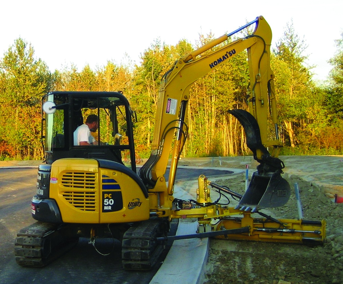 SideGrader Attachment From SideTool Inc. For Construction Pros