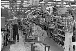 Mack's Hagerstown, Md., powertrain assembly plant in the 1970s.