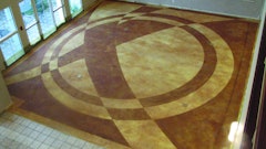 Kenny Patillo has completed many unique projects, including this abstract mural at the Christ for the Nations Institute in Dallas, Texas.