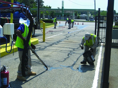 Brahney Pavement Solutions is a 20-person, full-service pavement maintenance company.