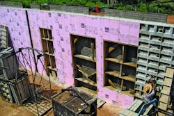 With E-MAXX, builders can place insulation on either the outside, inside or both sides of the wall. When placing it on the interior wall, contractors will be able to immediately hang the drywall.