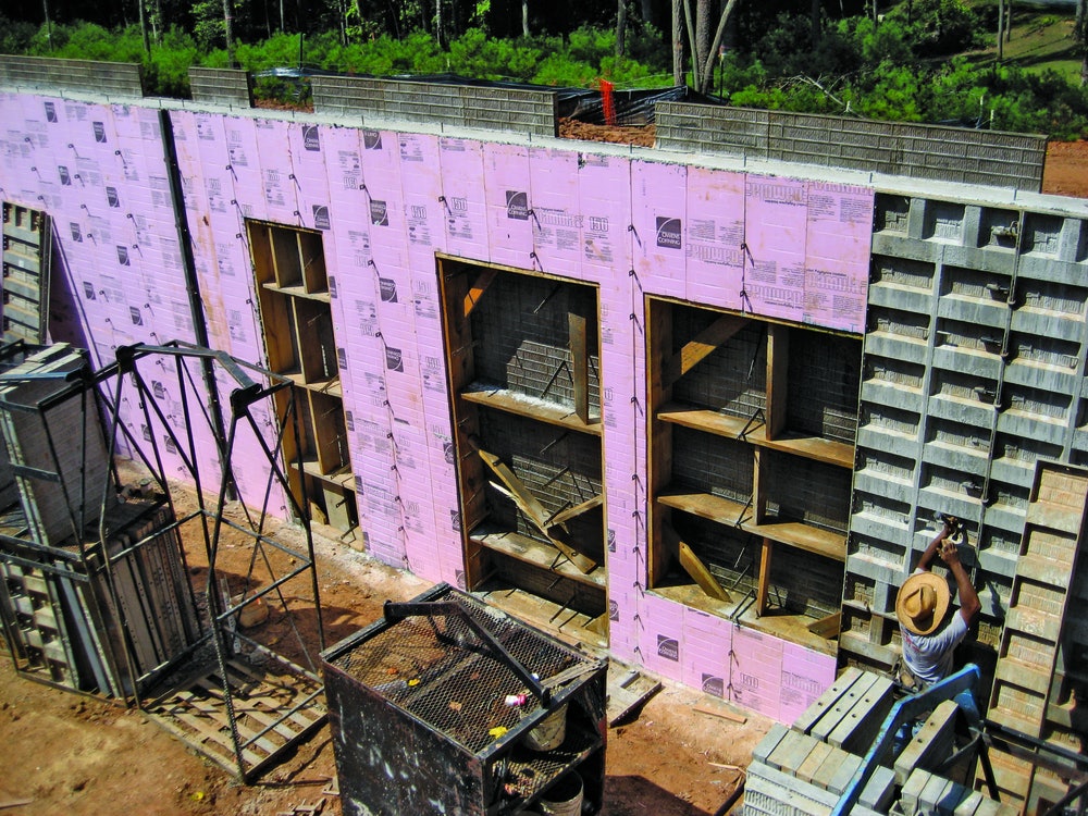 Insulated poured concrete walls sales