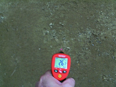 Document the details. Taking a photo of the readout from a laser thermometer is an excellent way to prove your readings if a question arises down the road.