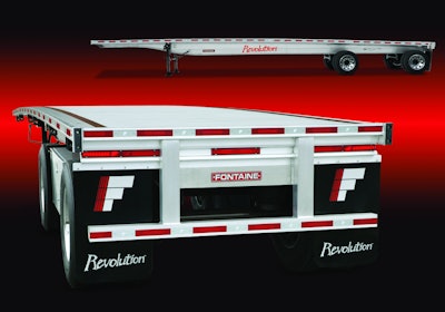 Fontaine Revolution 52 aluminum flat-deck trailer