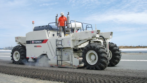 Maquinaria de construcción Fresadora de asfalto Terex RS950B Reclaimer/Stabilizer Maquinaria de construcción Fresadora de asfalto Terex RS950B Reclaimer/Stabilizer