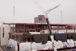ALL Erection & Crane Rental Corp. used 3D Lift Plan lift simulation and planning software from A1A Software to design the optimal plan for precast lifts at the new Cleveland Clinic Laboratories building.