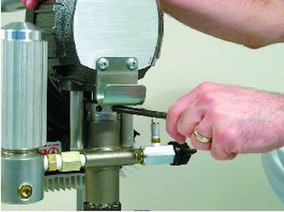 Make sure to tighten all packings to prevent any possible leaking.