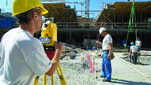 Companies offer new technologies to make concrete contractors' site layout jobs easier.