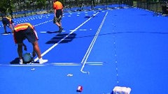 McConnell, Tennis Services help ready new surfaces for Australian Open.