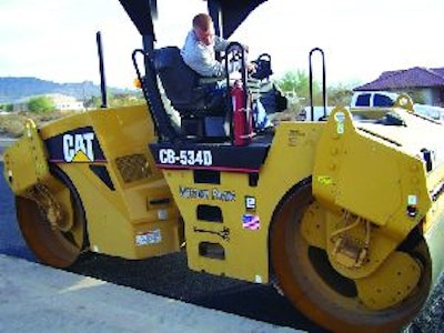Western Paving operates three Blaw-Knox pavers, one LeeBoy paver, seven rollers (Caterpillar and Ingersoll-Rand), two Bobcat skid steer loaders, three Gehl Co. skid steers, five 10-wheel dump trucks, and a trailer for each truck. Two of the Bobcats are used primarily for pavement milling.