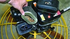 'Air filter elements and oil are cheap insurance to ensure long engine life and reduced overall costs,' says Joel Borowski, Honda Engine Sales Group. Check your trowel's air filter weekly and change monthly for optimal air filter performance.