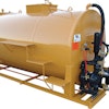 Seal-Rite's SR-1,500 Skid Unit features full sweep, 4-paddle hydraulic agitation with a 4-in. agitator shaft and infinitely variable speed forward and reverse. A 2-in. Walden air-operated, dual diaphragm pump handles extra-heavy sand/additive loads, and a 3-gal. filter pot reduces downtime.