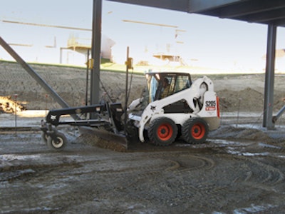 Contractors have several options available when choosing a laser-guided grading system, including those compatible with a skid-steer loader attachment.